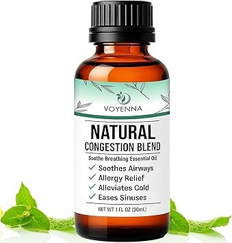 Voyenna Natural Congestion Blend Soothing Breathing Essential Oil 30mL