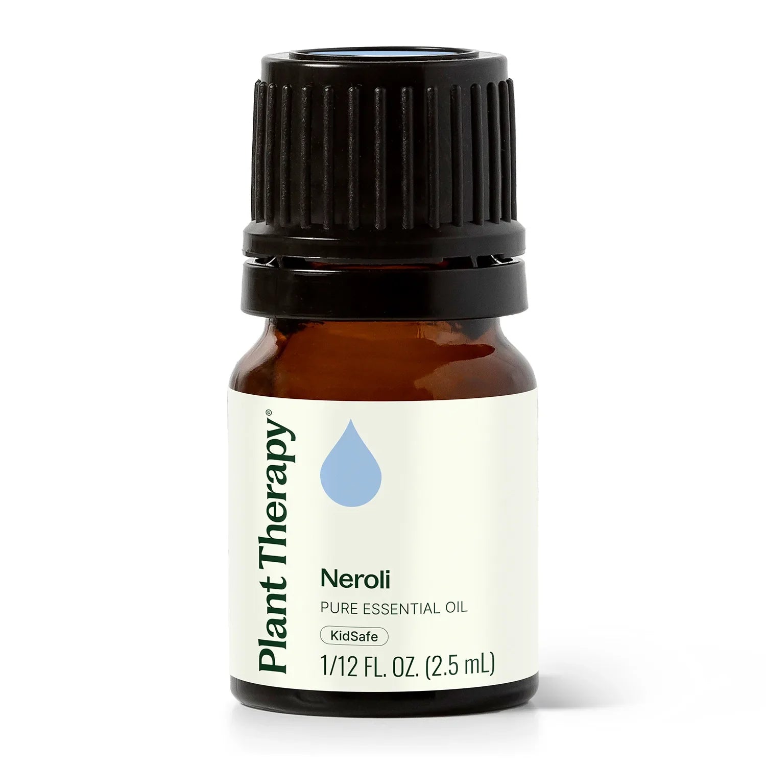 Plant Therapy Neroli Pure Essential Oil 2.5mL KidSafe amber glass bottle