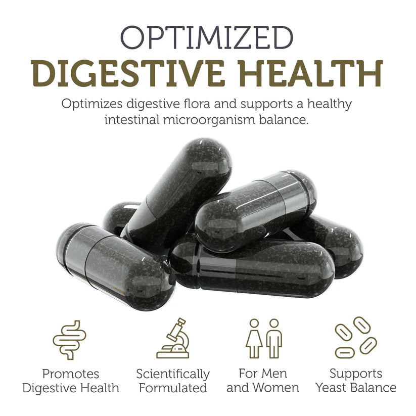 Zahler CandAid™ With Probiotics – Intestinal Health & Yeast Balance | 60 Capsules