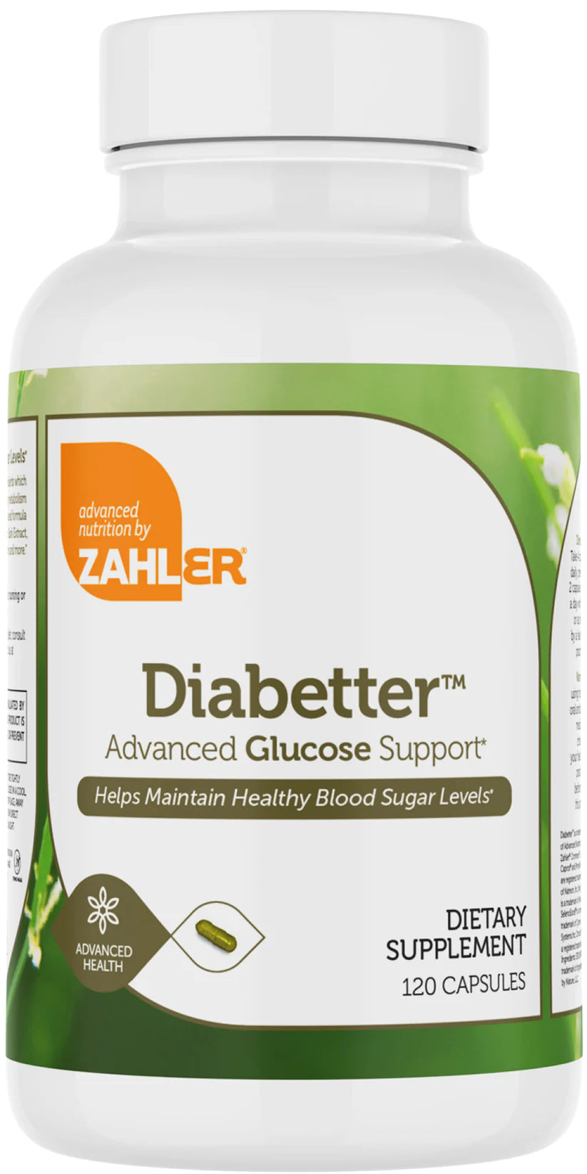 Zahler DiaBetter™ – Advanced Blood Sugar Support | 120 Capsules