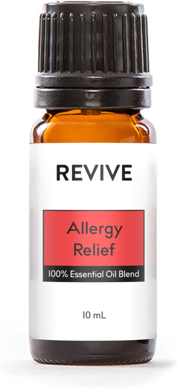 Revive Allergy Relief 100% Essential Oil Blend 10ml amber bottle