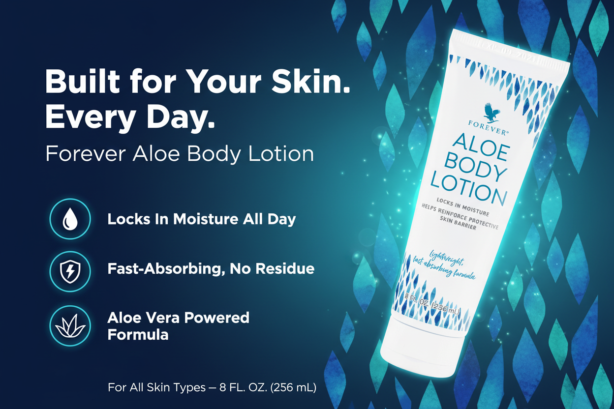 Aloe Body Lotion - Navy