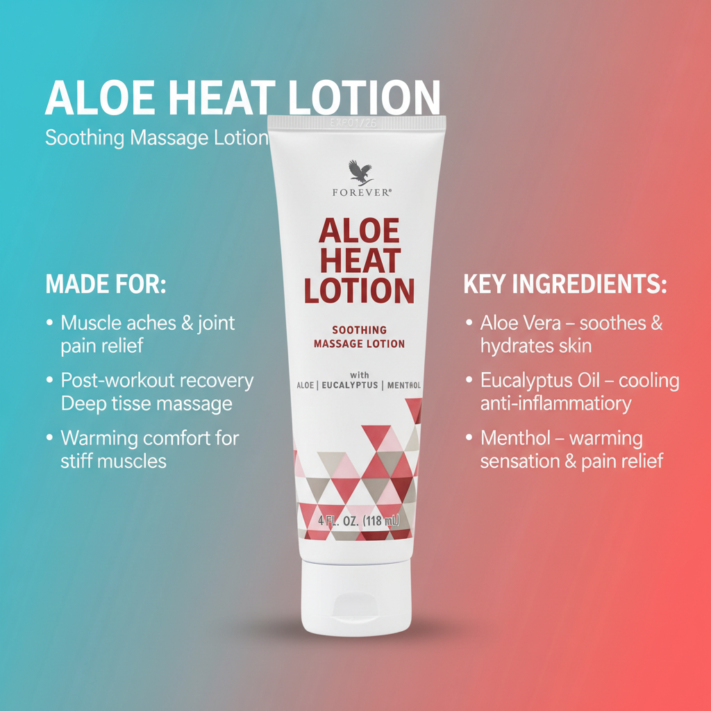 Aloe Heat Lotion - Hot-Cold Gradient