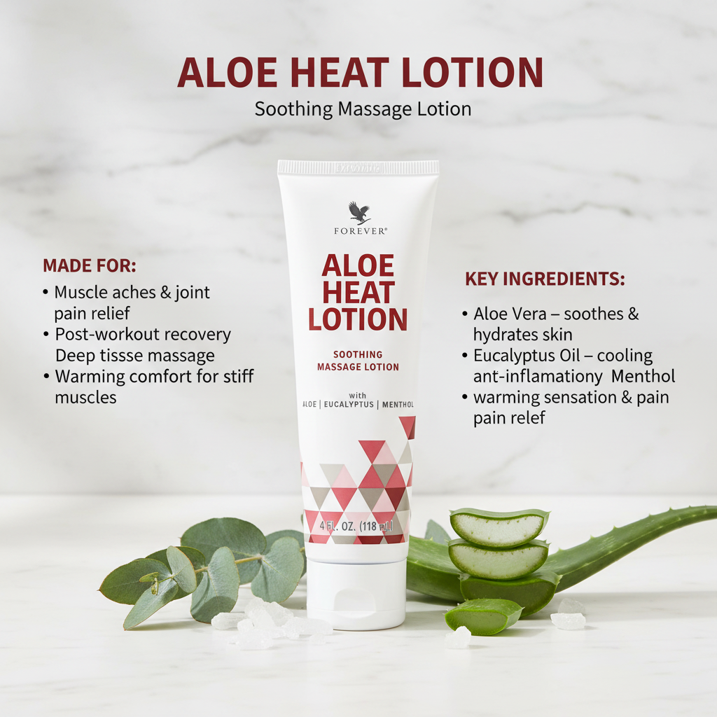 Aloe Heat Lotion - Marble Minimalist