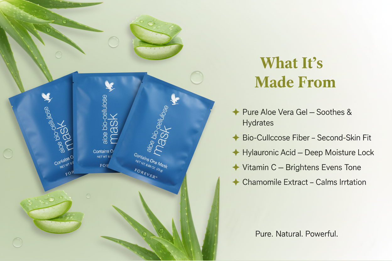 Aloe Mask - Green Ingredients