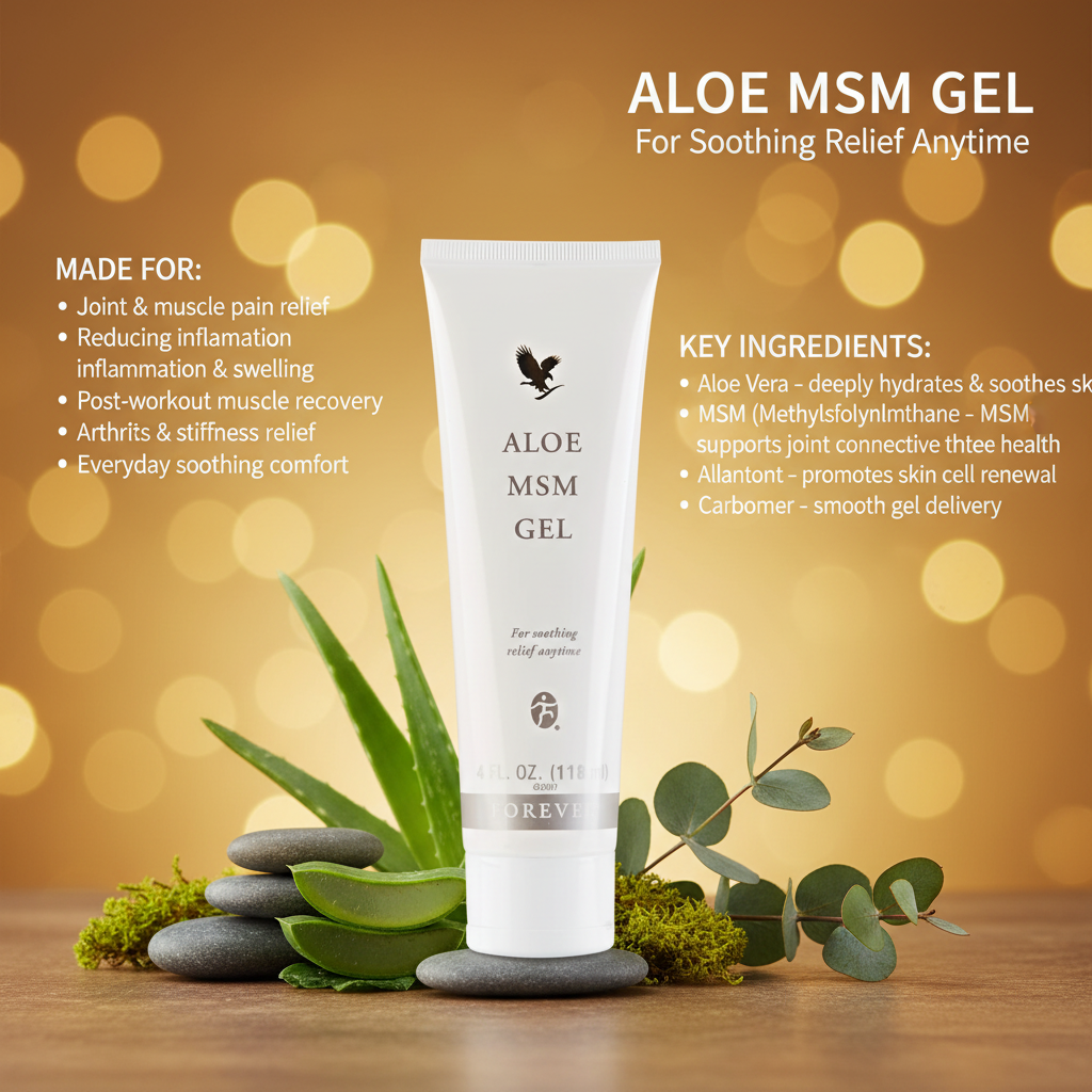 Aloe MSM Gel - Amber Spa
