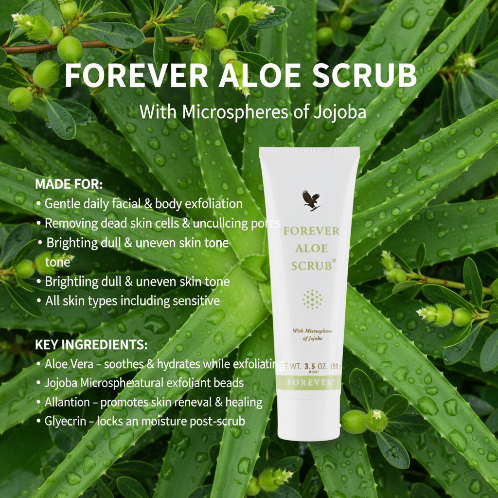 Aloe Scrub - Tropical Green