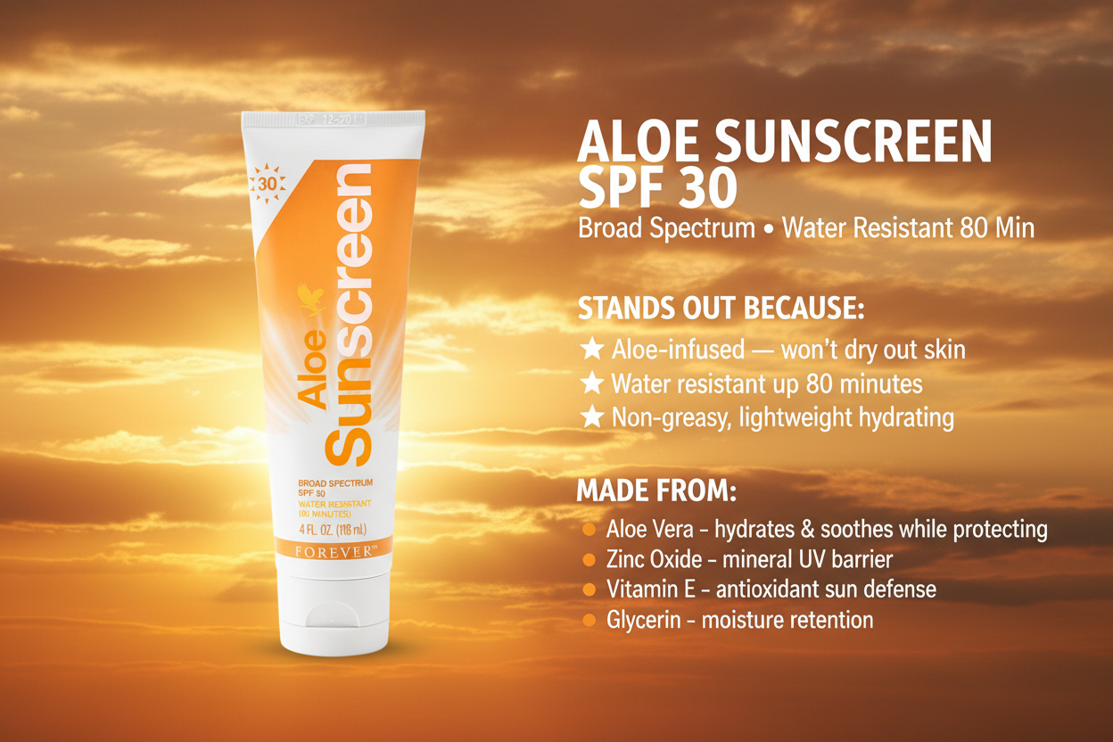 Aloe Sunscreen - Golden Sunset
