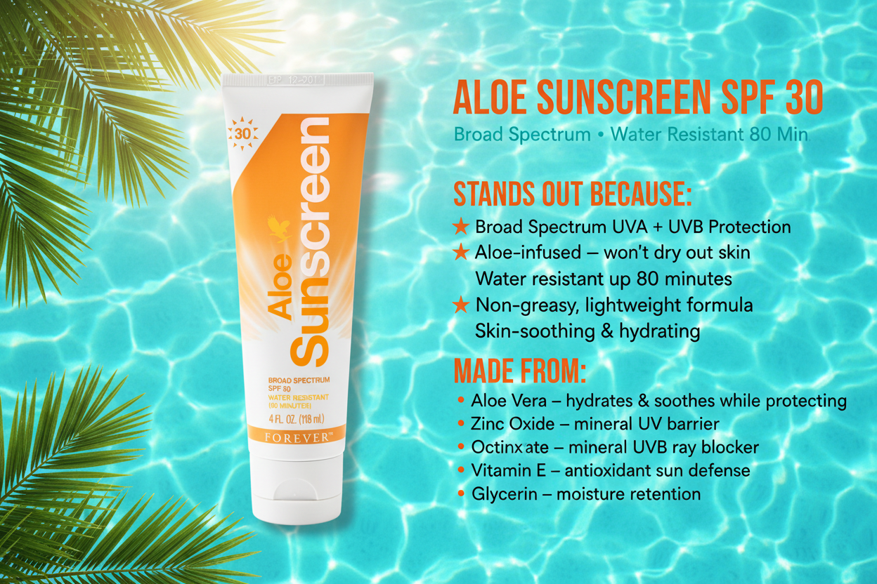 Aloe Sunscreen - Poolside