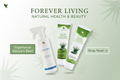 Aloe Vera Product Trio Banner