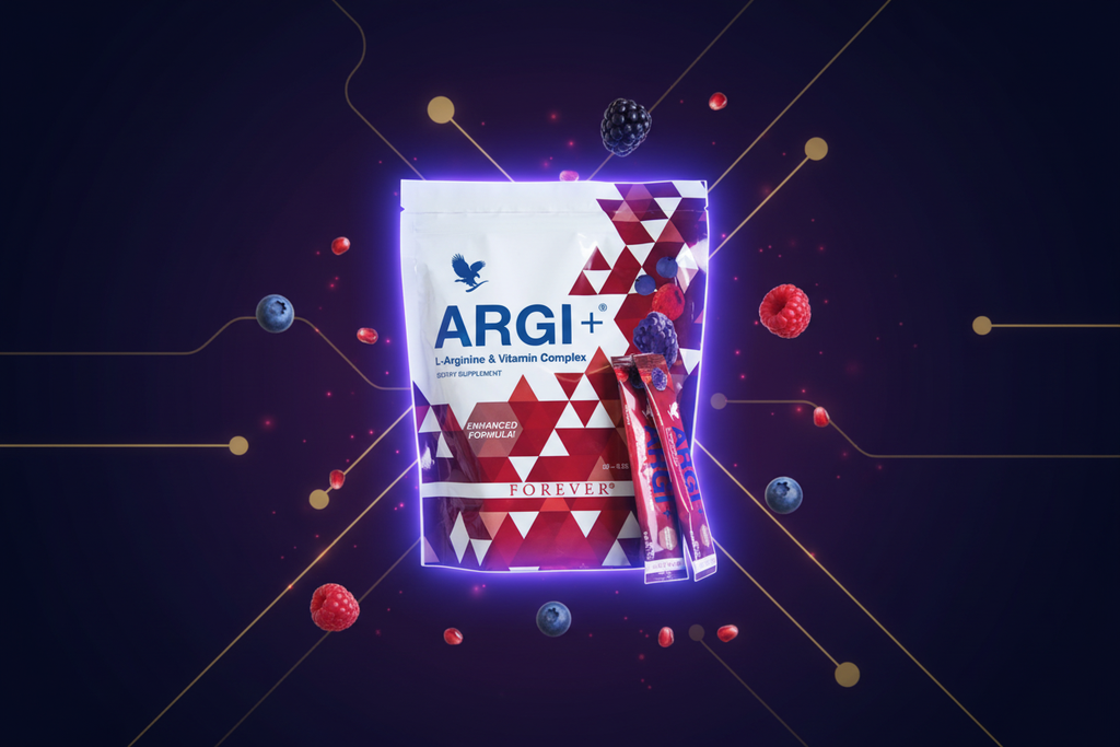 ARGI+ - Navy Purple Background
