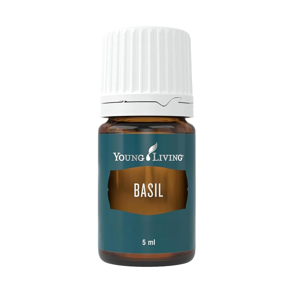 Young Living Basil Essential Oil — 5ml | Mental Clarity, Focus & Natural Stress Relief
