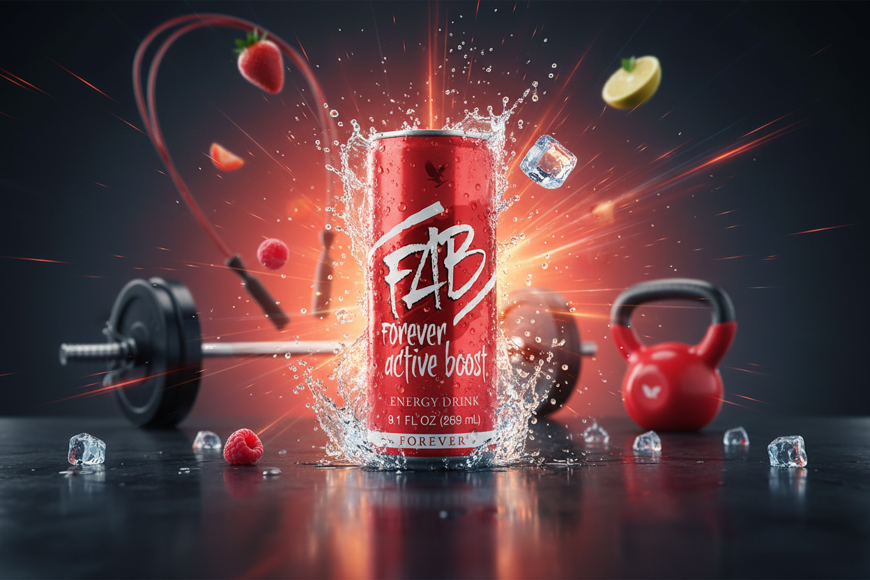 FAB Forever Active Boost Energy Background