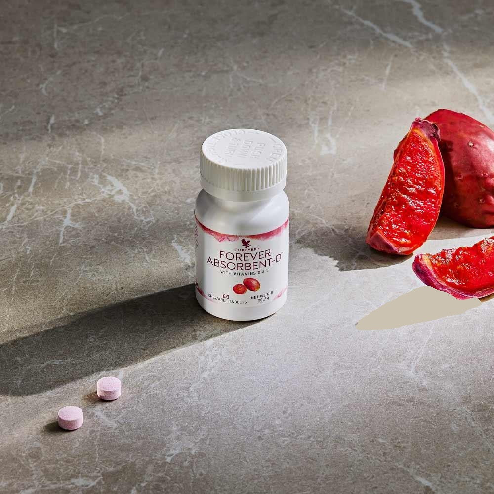 forever living vitamin D Delicious flavor chewable Very effective Sweet prickly pear flavor derived from natural Ingredients