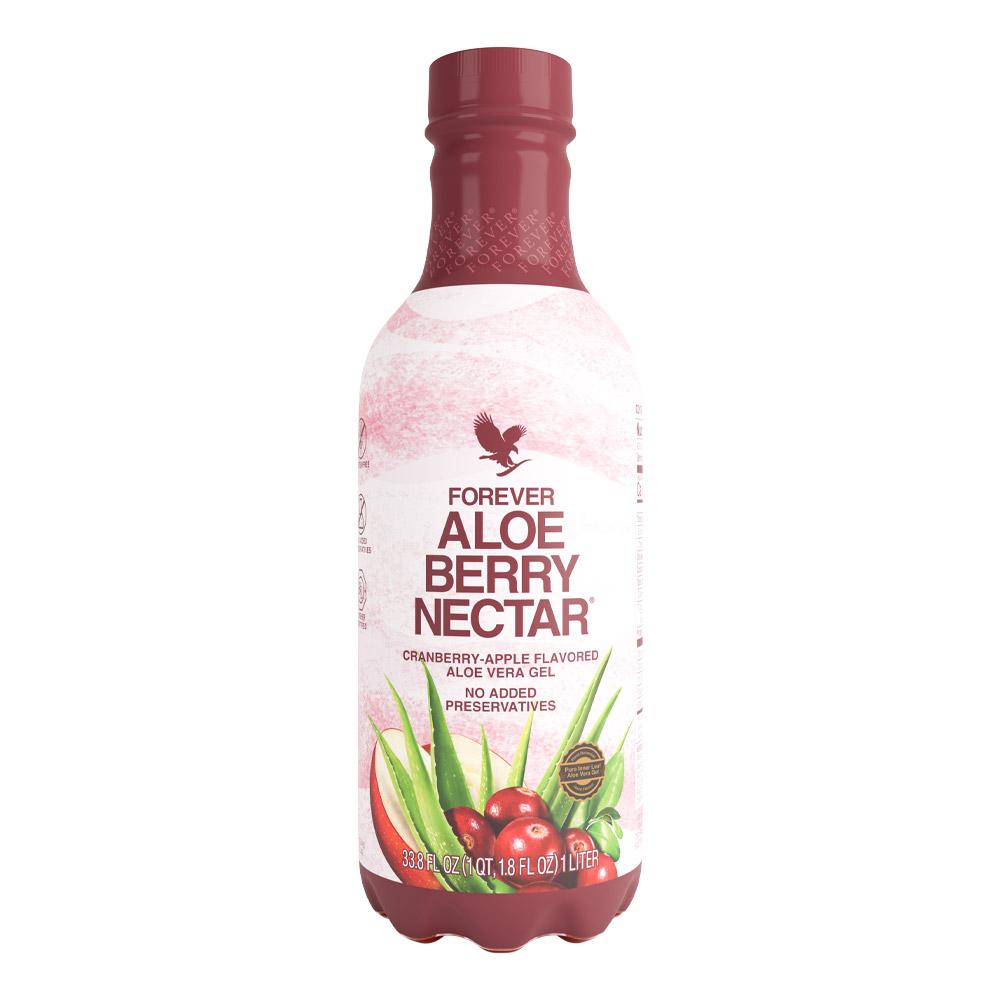 Forever Aloe Berry Nectar® contains 90.7% pure inner leaf aloe vera gel