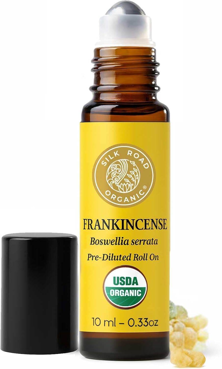 Silk Road Organic Frankincense Roll-On Essential Oil 10mL