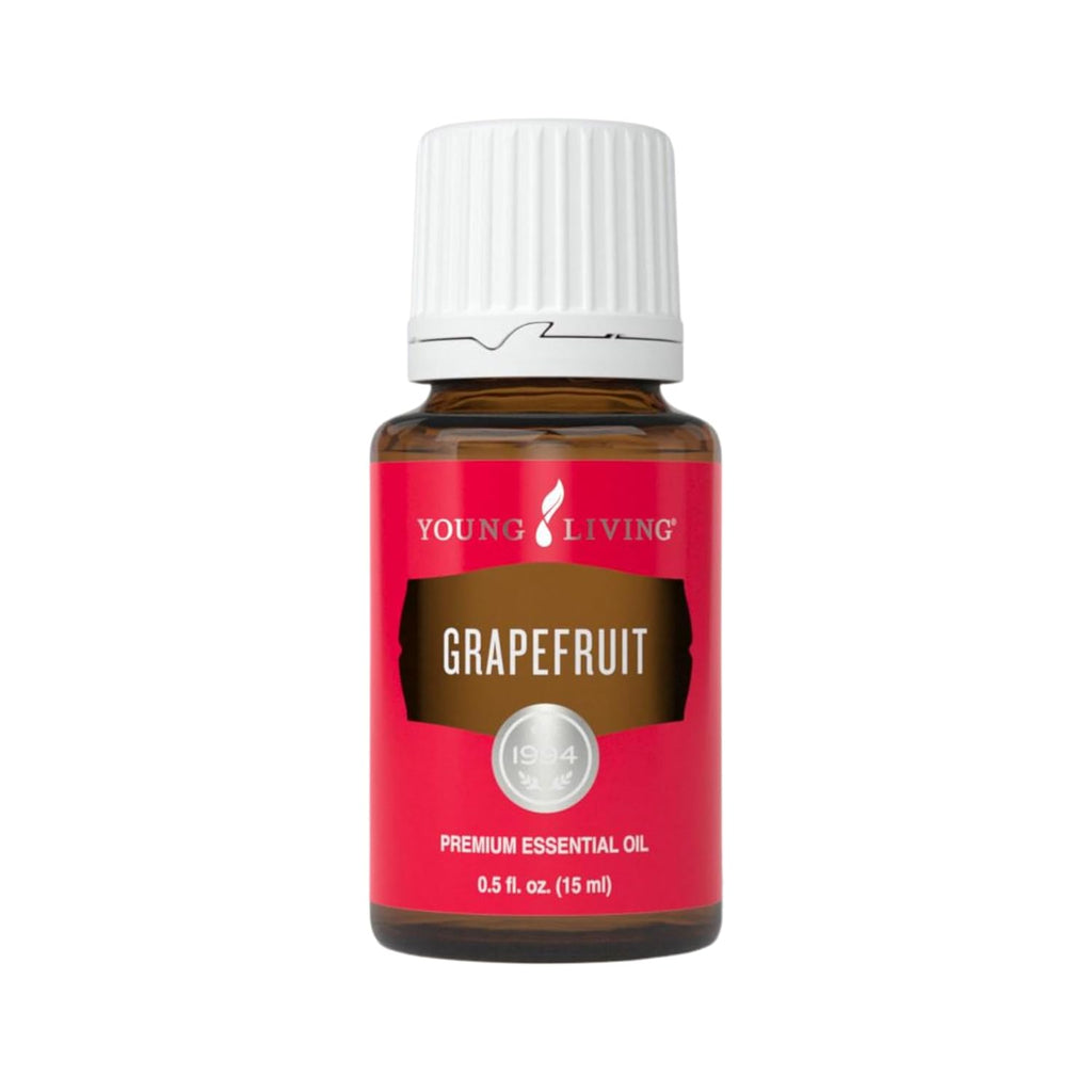 Young Living Grapefruit Premium Essential Oil 15ml | Uplifting Citrus Aromatherapy