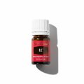 R.C. essential oil on clean white studio background