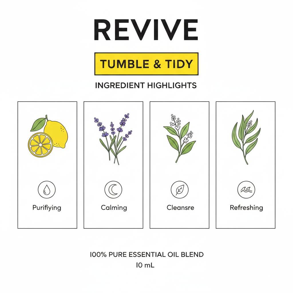 Ingredient highlight infographic - botanical oil breakdown