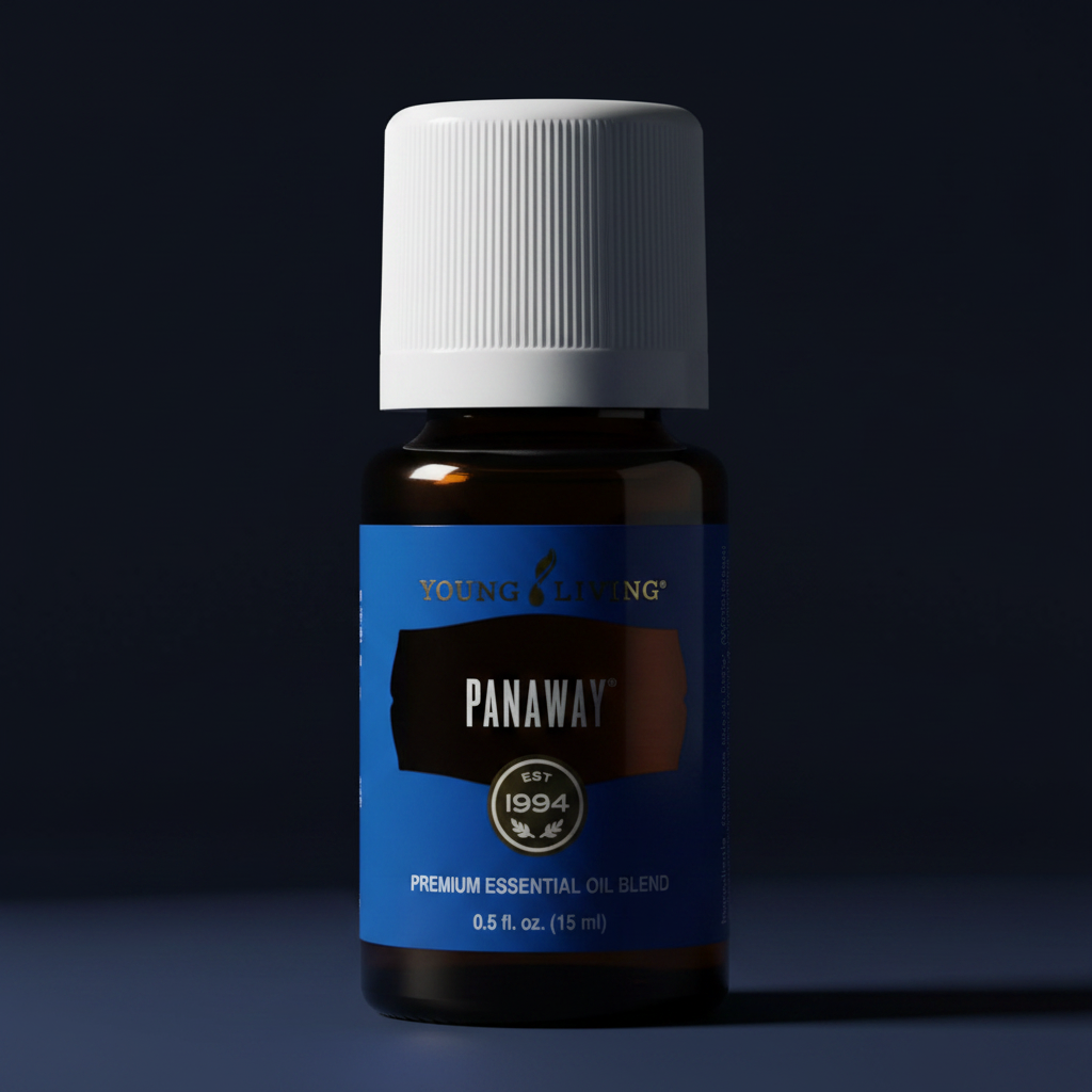 PanAway 15ml hero shot on dark navy background