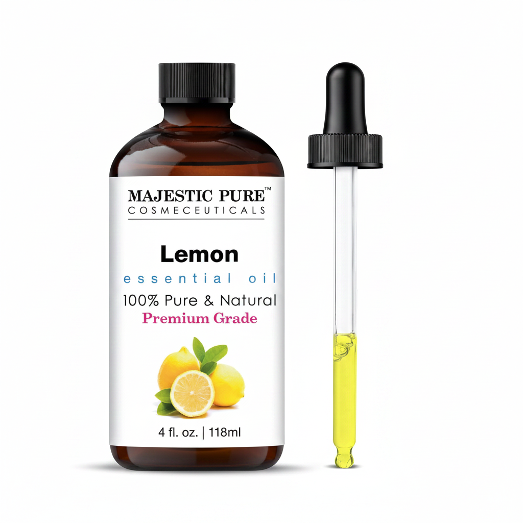 Majestic Pure Lemon Essential Oil – Cover Studio Shot