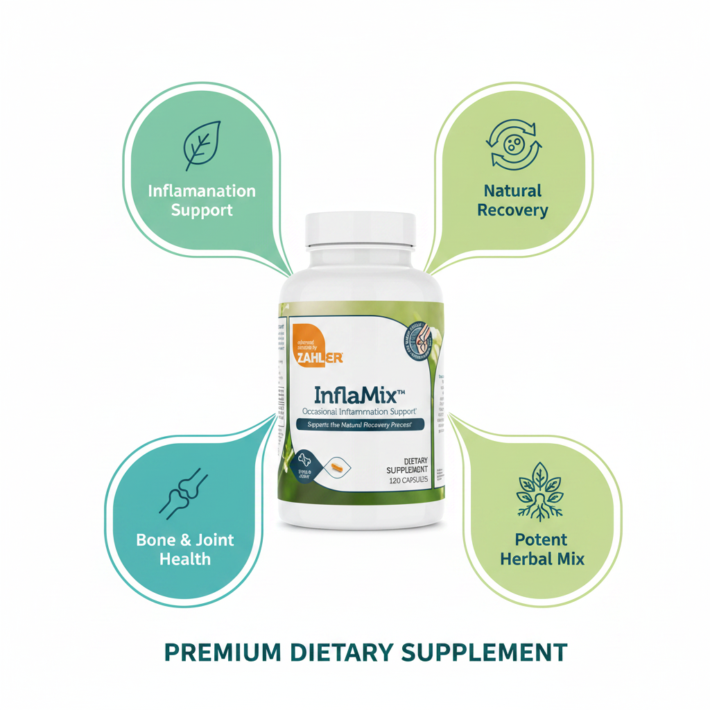 InflaMix key benefits infographic