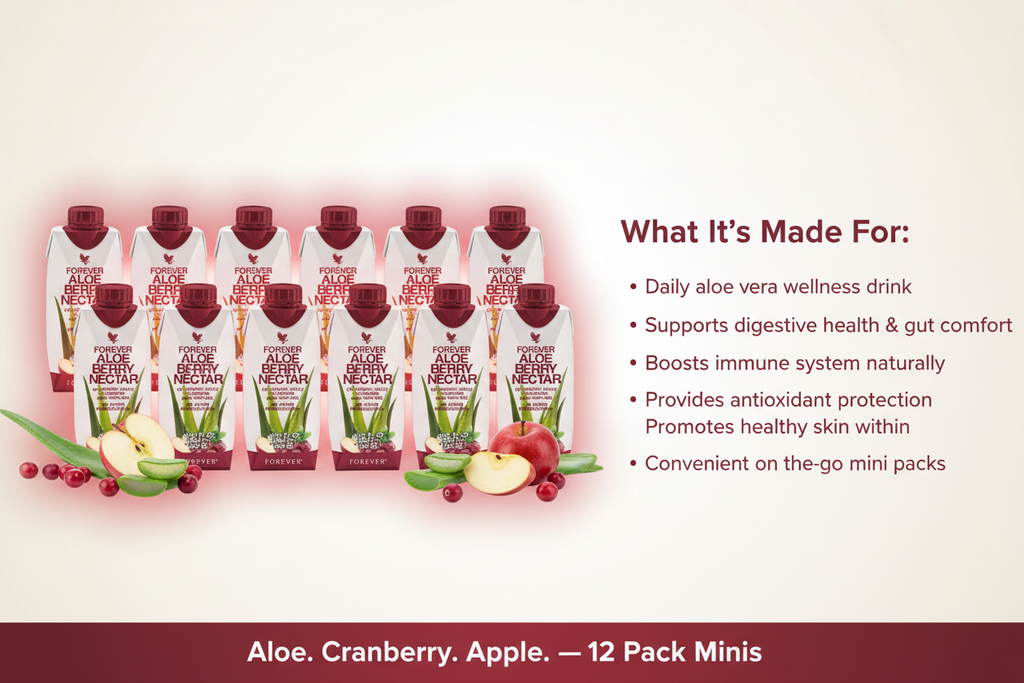 Aloe Berry Nectar - Cranberry Red What It's Made For Banner