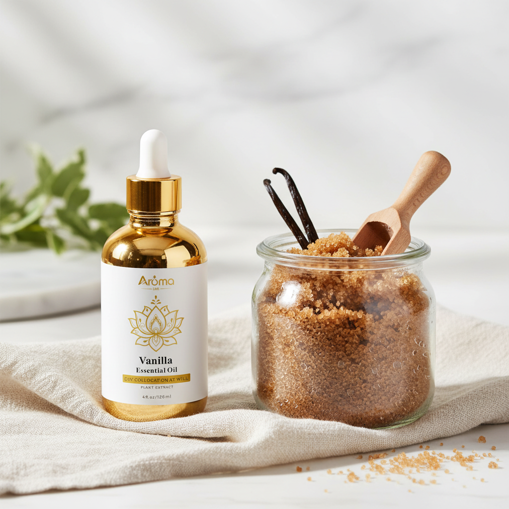 Aroma LVB Vanilla Essential Oil – DIY Body Scrub Lifestyle