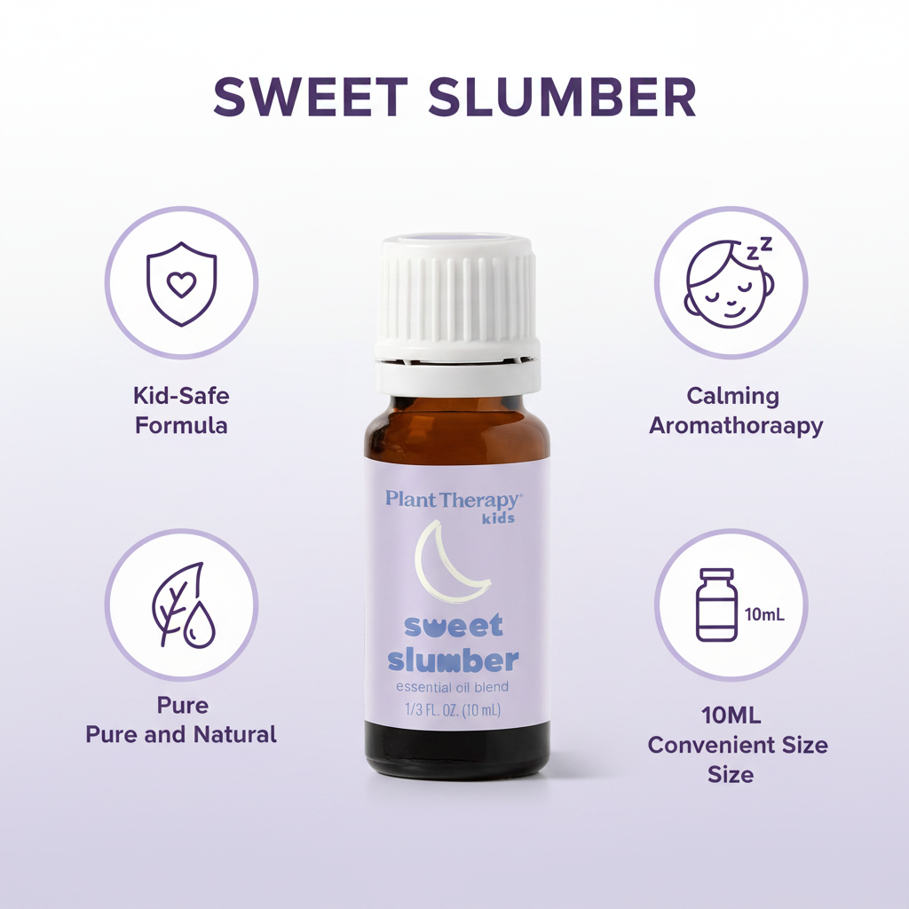 Sweet Slumber key benefits infographic