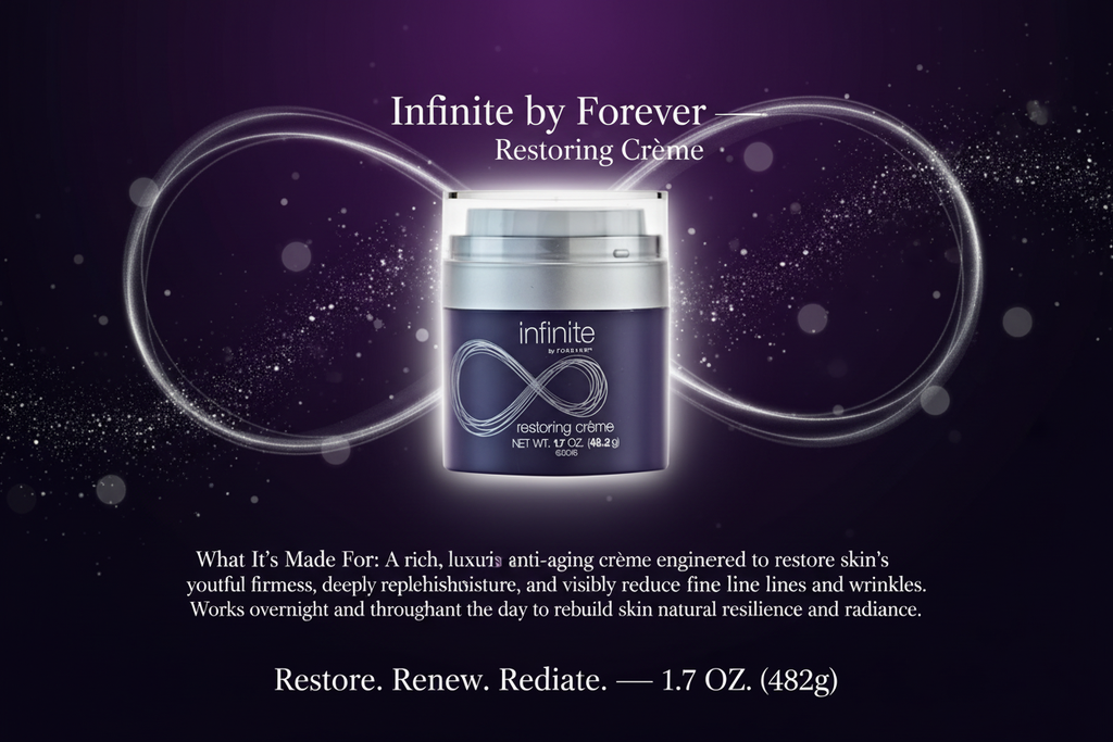 Infinite Restoring Crème - Amethyst Banner