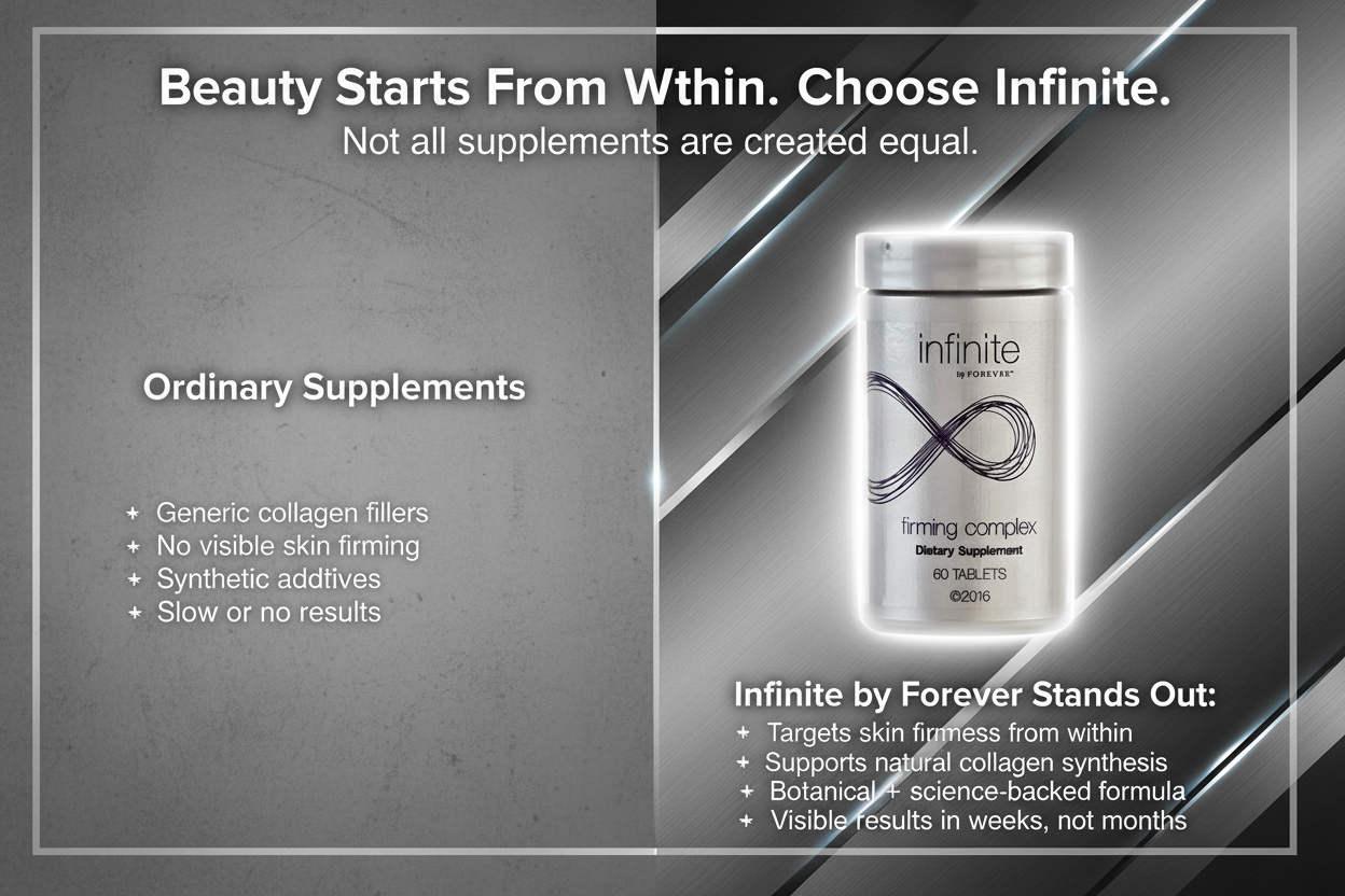 Infinite by Forever Firming Complex - Comparison Banner