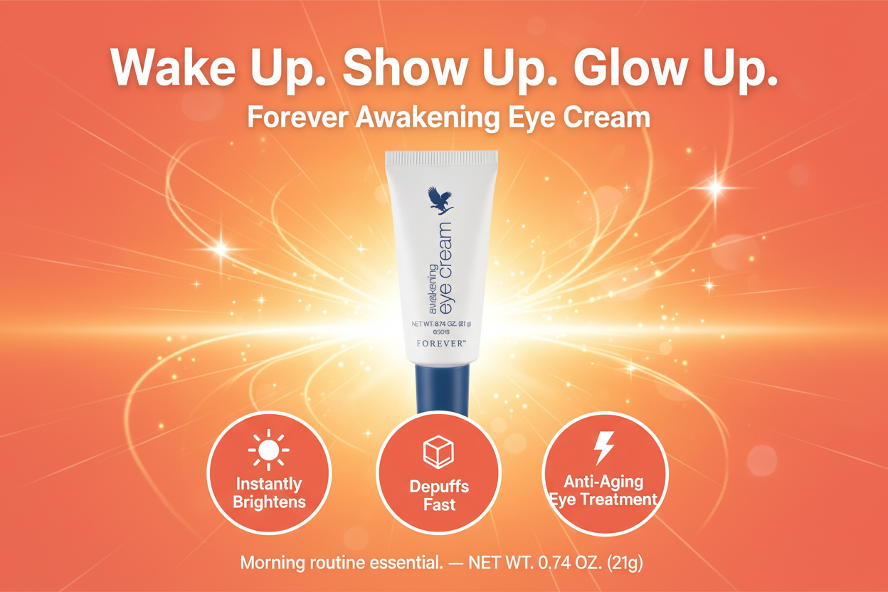 Awakening Eye Cream - Coral Sunrise Banner