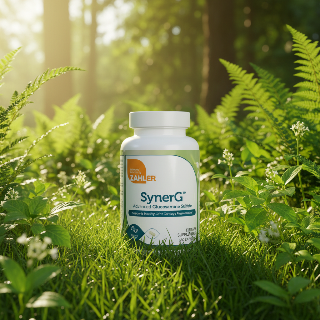 SynerG bottle in outdoor nature setting