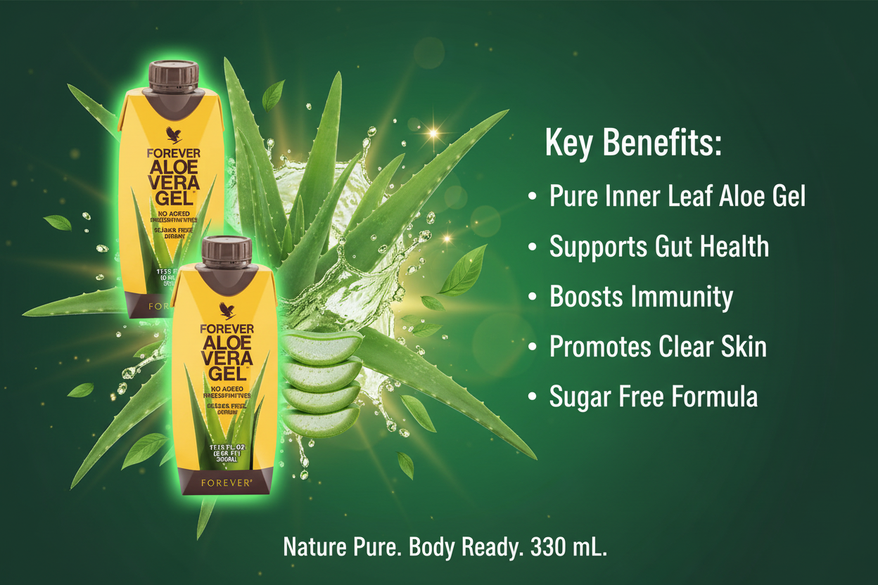 Aloe Vera Gel Minis - Green Bold Benefits Banner