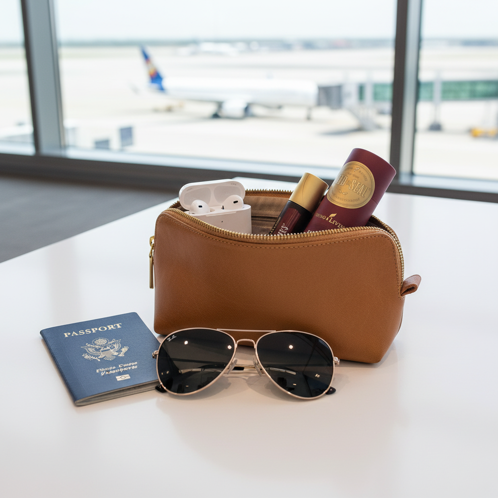 Thieves Roll-On in travel bag