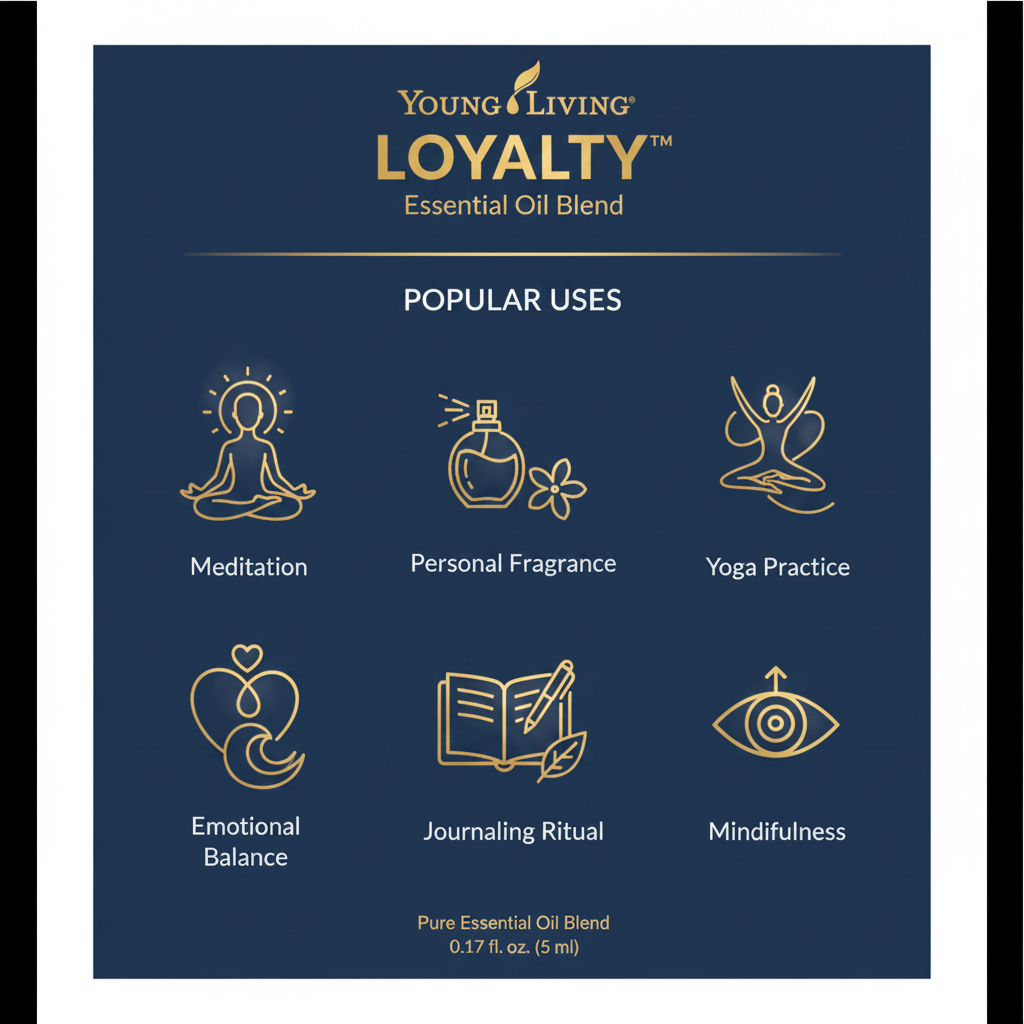 Young Living Loyalty popular uses infographic