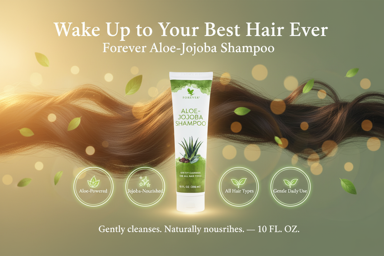 Aloe-Jojoba Shampoo - Lifestyle Banner