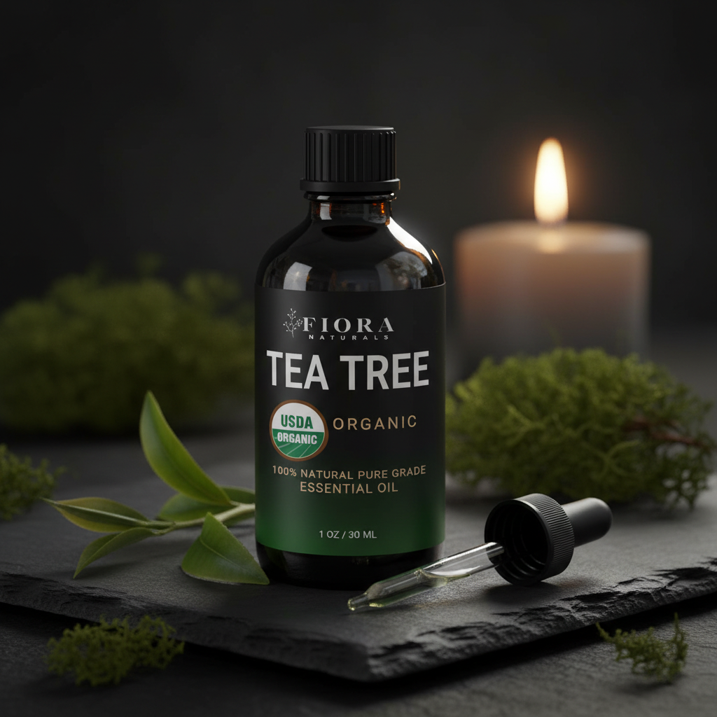 Fiora Naturals Tea Tree Essential Oil – Dark Forest Moody Luxury