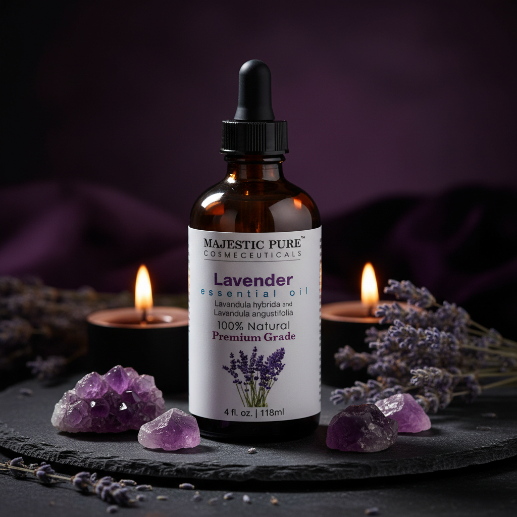 Majestic Pure Lavender Essential Oil – Dark Moody Luxury