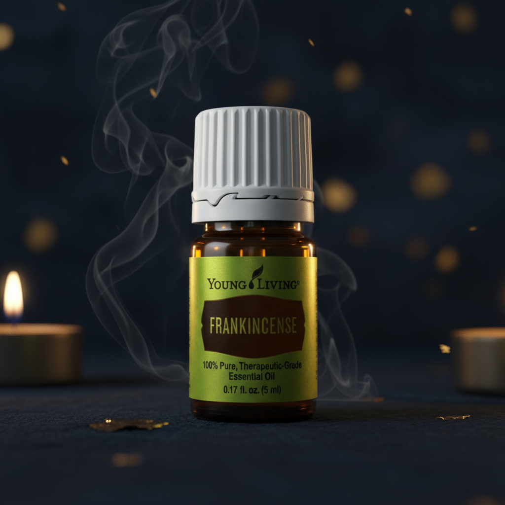 Frankincense essential oil moody candlelight luxury