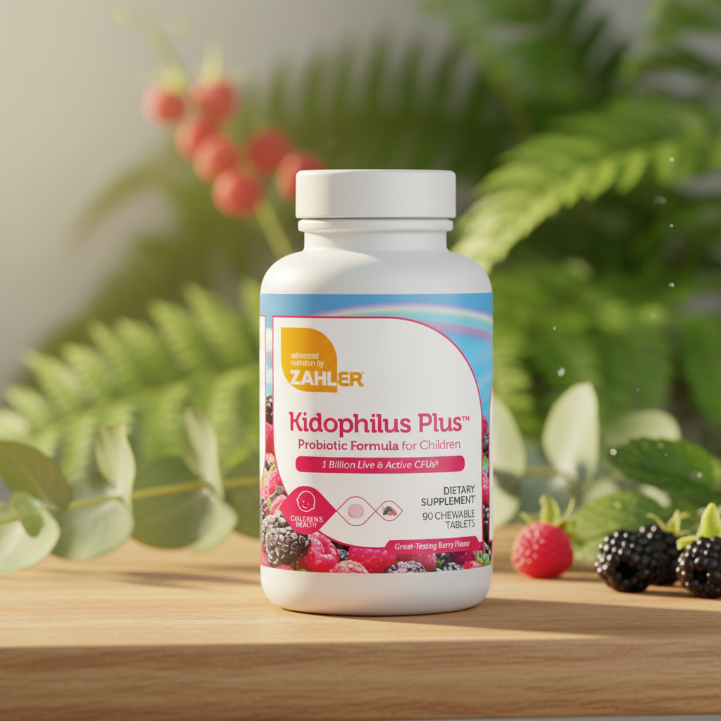 Zahler Kidophilus Plus botanical bokeh lifestyle