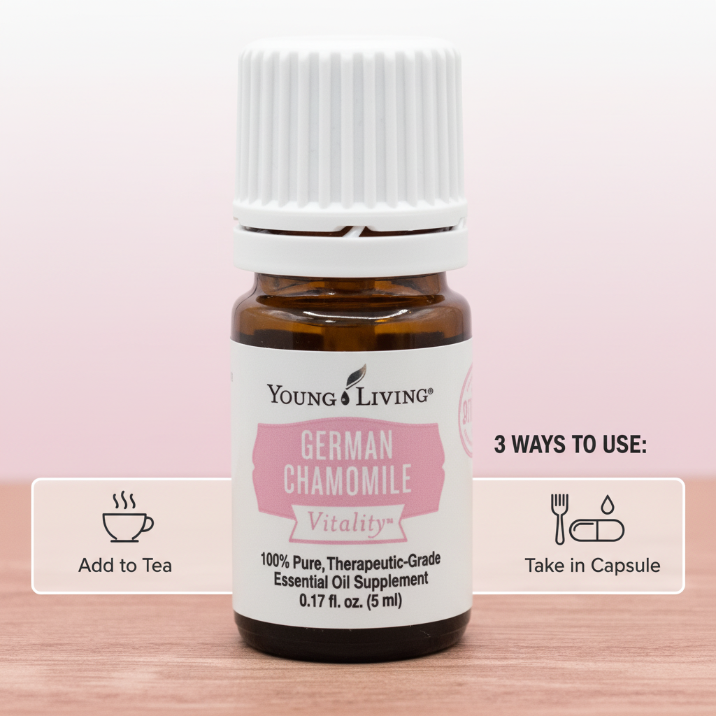 German Chamomile Vitality - How to Use Infographic