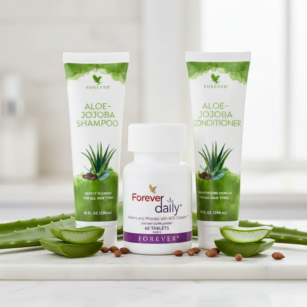 forever living natural based product for hair loose