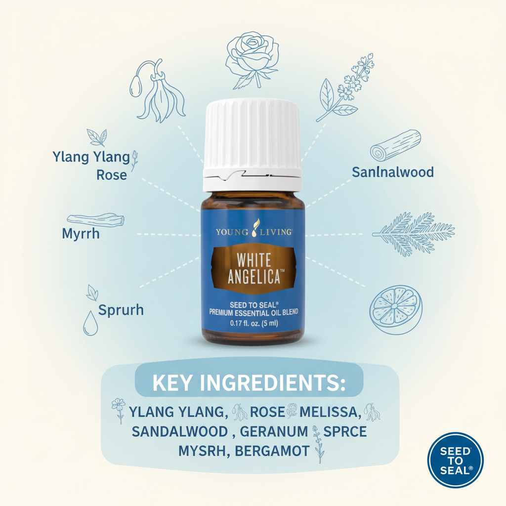 White Angelica - Ingredients Infographic