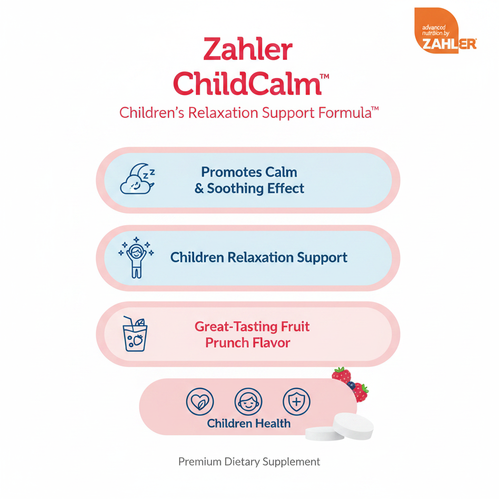 ChildCalm key benefits infographic