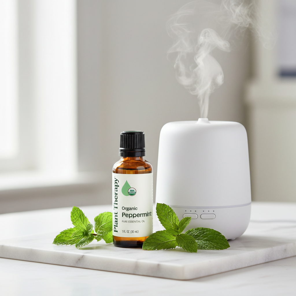 Plant Therapy Organic Peppermint Pure Essential Oil 30mL