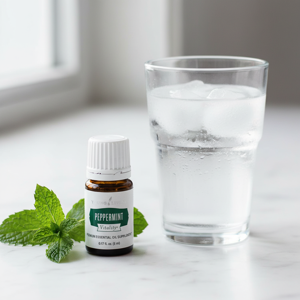 Young Living Peppermint Vitality Essential Oil Supplement 5ml
