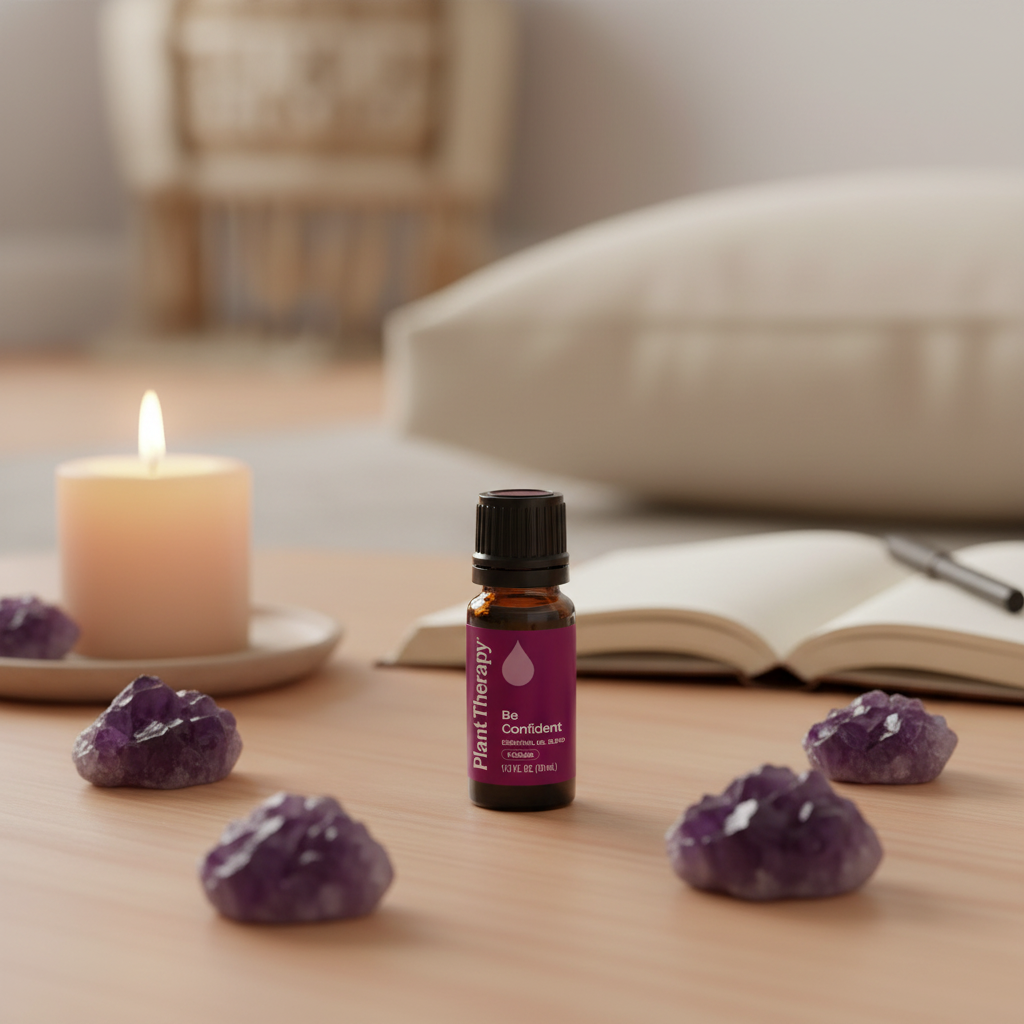Plant Therapy Be Confident Essential Oil Blend morning self-care lifestyle