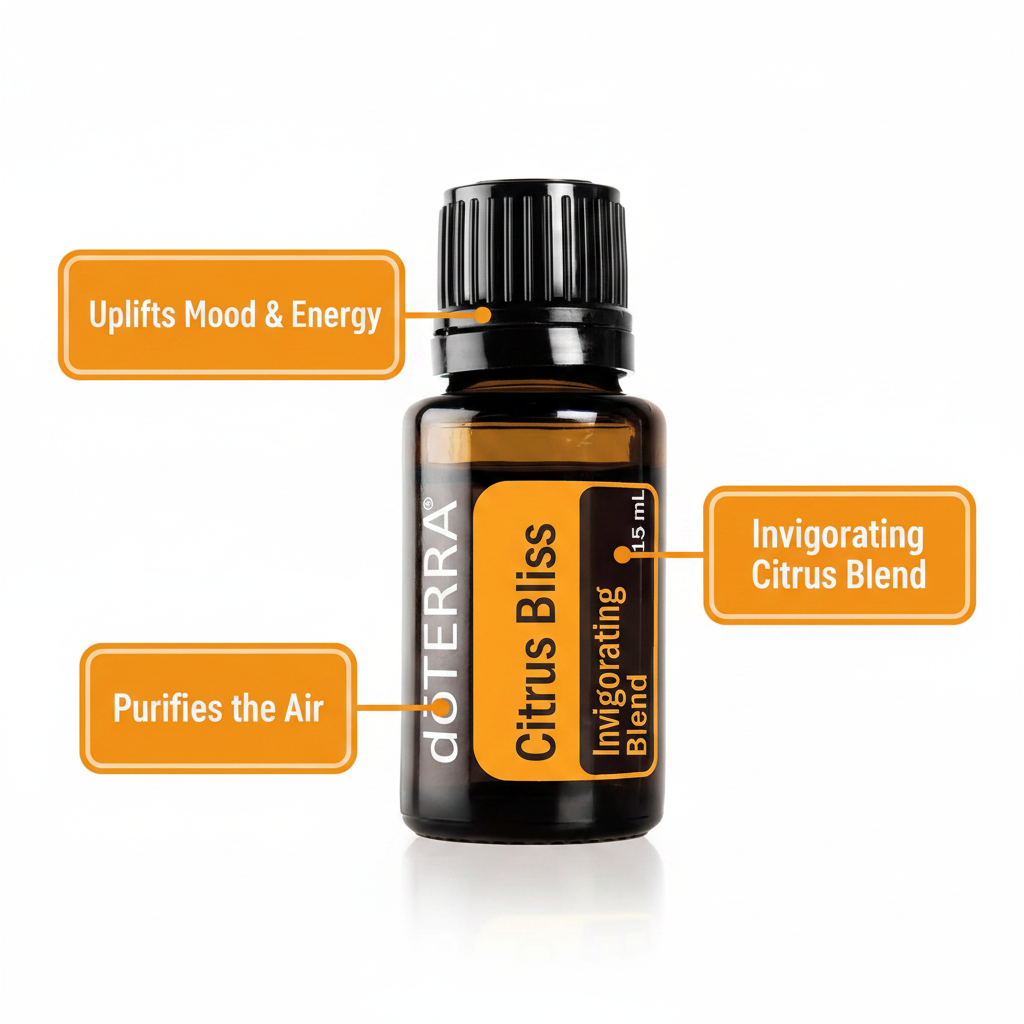 doTERRA Citrus Bliss benefits infographic