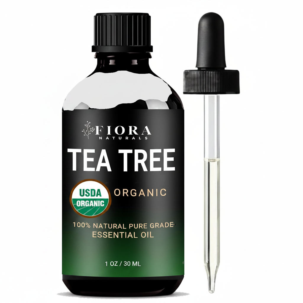 Fiora Naturals Tea Tree Essential Oil – Cover Studio Shot